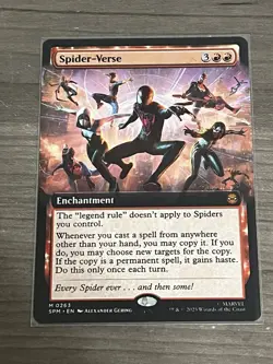 Spider-Verse Extended Art M MTG Marvel's Spider-Man M/NM, English 0263 - Image 1