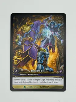 World of Warcraft TCG Azeroth 132/361 Extended Art Shadow Bolt - Image 1