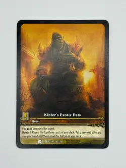 World of Warcraft TCG Azeroth 355/361 Extended Art Kibler’s Exotic Pets - Image 1