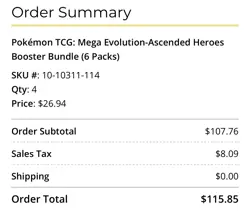 4x Pokemon TCG Mega Evolution Ascended Heroes Booster Bundle CONFIRMED PRESALE - Image 2
