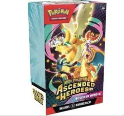 4x Pokemon TCG Mega Evolution Ascended Heroes Booster Bundle PRESALE CONFIRMED - Image 2