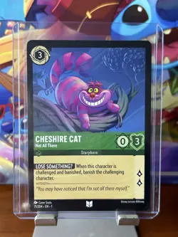 🔹Cheshire Cat Not All There 71/204 Uncommon🔹Disney Lorcana The First Chapter - Image 1