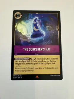 Disney Lorcana Into the Inklands - 65/204 The Sorcerer's Hat - Rare Non Foil - Image 1