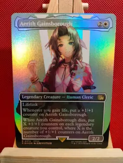 Aerith Gainsborough FOIL (Borderless) - Final Fantasy - NM - Rare - MTG - Image 1