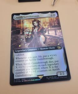 Magic Final Fantasy - Aerith Gainsborough (Extended Art Foil) R 0423 MTG - Image 3