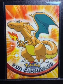 Pokemon - [A-] Charizard #06 [1999] Topps - TV Series 1 Non Holo - Image 1