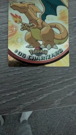 1999 Topps #06 Charizard Holo Foil TV Animation Series 1 Pokemon Blue Logo NM - Image 4