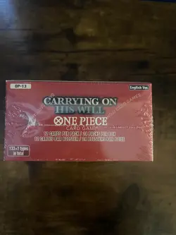 One Piece Card Game - Carrying On His Will - OP-13 Booster Box New & Sealed - Image 5