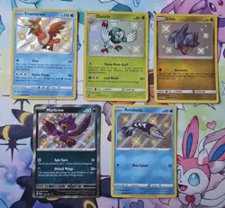 Pokemon TCG Lot Of 5 Baby Shiny Cards Hidden And Paldean Fates - Image 1