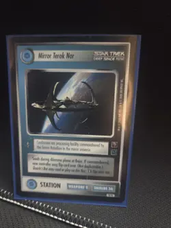 Star Trek The Collectible Card Game Mirror Terok Nor Card - Image 1