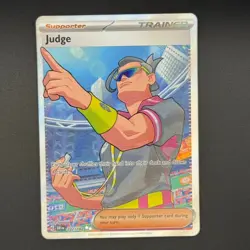 Pokemon TCG: Judge -Trainer Full Art Destined Rivals - Ultra Rare Card - 222/182 - Image 1