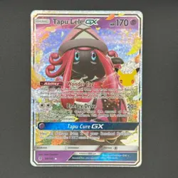 Pokemon TCG: Tapu Lele GX - Textured Holo Card - 60/145 Celebrations NM - Image 1