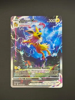 Pokemon Card - Jolteon VMAX SWSH184 Premium Collection Black Star Promo NM - Image 1