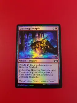 1x Glittering Stockpile | FOIL | Streets of New Capenna | MTG Magic Cards - Image 3
