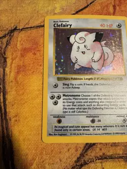 Clefairy Holo Shadowless | Base Set WOTC | Vintage Pokemon Card - Image 4