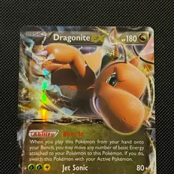 Dragonite EX 74/111 Ultra Rare Furious Fists Pokemon Card - Near Mint - Image 2