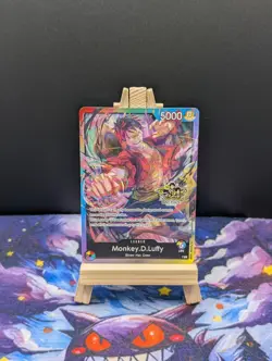 One Piece TCG - Monkey D. Luffy Leader - P - 3rd Anniversary Stamped Promo - Image 1