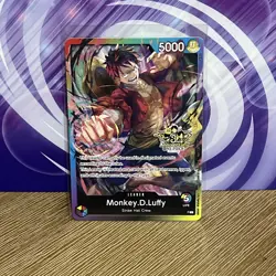 One Piece TCG - Monkey D. Luffy Leader - P - 3rd Anniversary Stamped Promo - Image 1