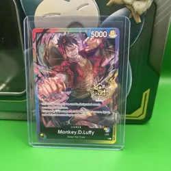 One Piece TCG - Monkey D. Luffy Leader - P - 3rd Anniversary Stamped Promo - Image 1
