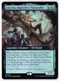 Lluwen, Imperfect Naturalist (Extended Art) R Lorwyn Eclipsed 375 NM - Image 1