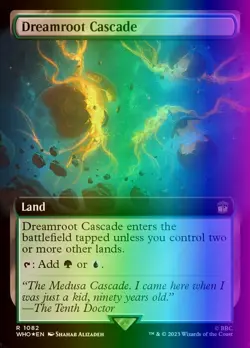 MTG Magic the Gathering Dreamroot Cascade (1082/1448) Doctor Who LP FOIL- Surge - Image 1