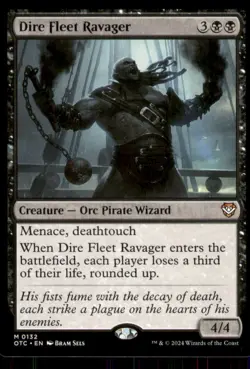 Dire Fleet Ravager Commander: Outlaws of Thunder Junction #132 Mythic - Image 1