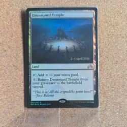 Drownyard Temple [Shadows over Innistrad Prerelease Promos] Foil NM sealed - Image 1