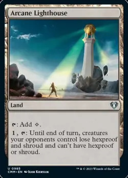 MTG Arcane Lighthouse, NM-Mint, English Commander Masters - Image 1