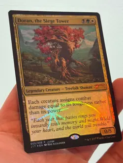 1X JUDGE FOIL Doran, the Siege Tower MINT MTG Magic J17 2017 Promo Abzan EDH - Image 3