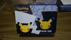 Pokemon 25th Anniversary Celebrations Treasure Chest Lunchbox Tin NEW/SEALED - Image 2