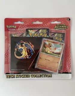 Pokemon TCG - Ascended Heroes Tech Sticker Collection - Charmander - SEALED - Image 1