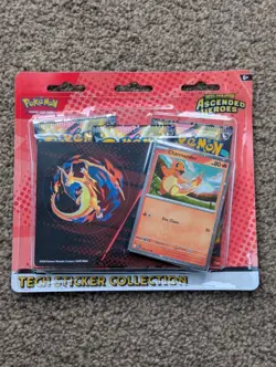 Pokemon Ascended Heroes Charmander Tech Sticker Collection New & Sealed - Image 1