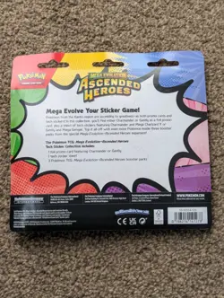 Pokemon Ascended Heroes Charmander Tech Sticker Collection New & Sealed - Image 2