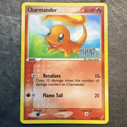 Charmander 48/100 - Crystal Guardians Reverse Holo - Pokemon LP - Image 1