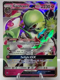 Pokemon Gardevoir GX 93/147 Burning Shadows Sun & Moon ULTRA RARE - Image 2