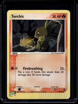 Pokemon TCG Torchic 77/97 Dragon Reverse Holo NM - Image 1