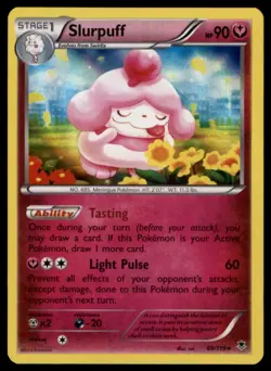 2014 XY - Phantom Forces Slurpuff Stage 1/Rare Holo #69 - Image 1