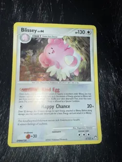 Pokemon Mysterious Treasures 2007 Blissey #5/123, Level 44, Holo Rare - Image 1