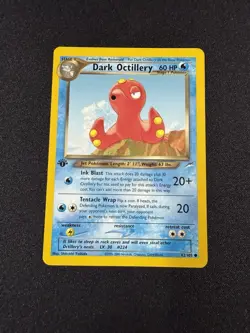 1st Edition Neo Destiny Dark Octillery Non-Holo 62/105 Pokemon Card LP - Image 1