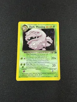 Pokemon Dark Weezing 14/82 Team Rocket Holo TCG - Image 1