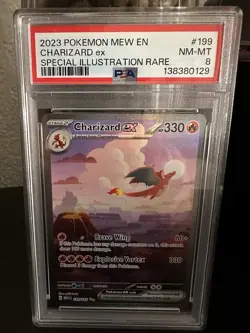 Pokemon TCG Charizard EX 199/165 Scarlet & Violet 151 Special Illustration Rare - Image 1
