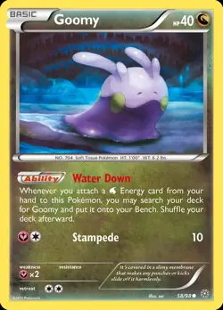Pokemon Goomy (58/114) Ancient Origins LP REVERSE HOLO - Image 1