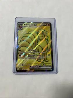 Pokemon TCG Ninetales EX 186/165 Sv: Scarlet & Violet 151 Full Art Holo - Image 1