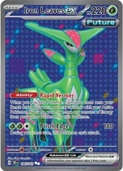 Pokemon Iron Leaves ex (186/224) Temporal Forces NM HOLO - Image 1