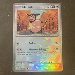 Miltank 081/131 Pokemon Prismatic Evolutions Master Ball Reverse Holo NM - Image 1
