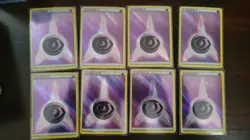 Pokemon TCG 8 Psychic & 8 Darkness Energy (Unnumbered, Reverse Holo) - XY - NM - Image 2