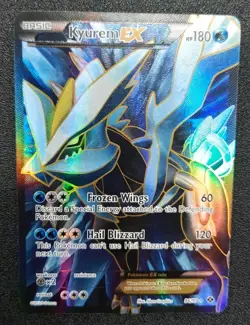 Pokemon TCG Kyurem EX Full Art Holo Next Destinies 2012 Moderately Played 96/99 - Image 1