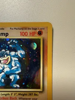 Pokemon Vintage COSMOS Holo Machamp 1st Edition CD-ROM Promo 8/102 WoTC - Image 5