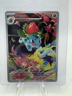 Ivysaur Illustration Rare 134/132 Near Mint Mega Evolution Pokemon TCG English - Image 1