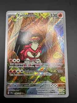 Turtonator - 146/142 Stellar Crown (Pokemon) Full Art Illustration Rare - Image 1